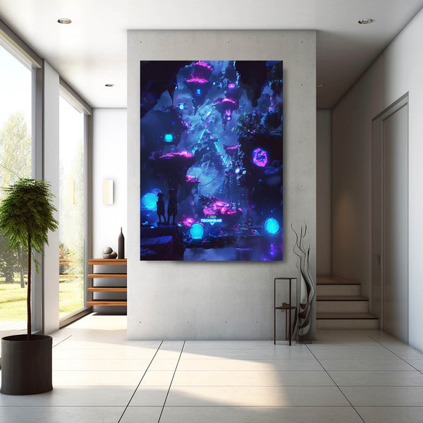 Neon Jungle Cyberpunk Art | MusaArtGallery™