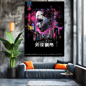 Neon Mask Cyberpunk Art | MusaArtGallery™