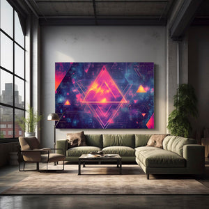 Neon Matrix Cyberpunk Art | MusaArtGallery™