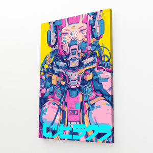 Neon Mech Cyberpunk Art | MusaArtGallery™