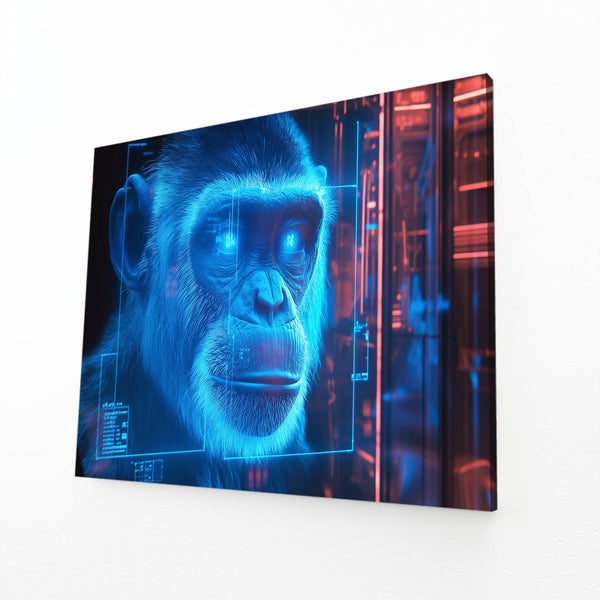 Neon Monkey Art