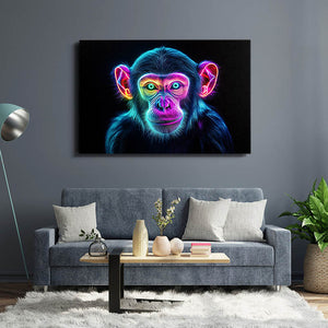 Neon Monkey Artwork
