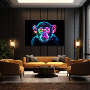 Neon Monkey Artwork