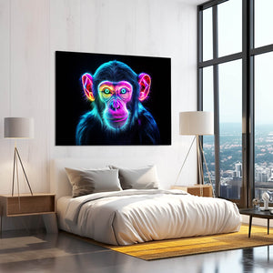 Neon Monkey Artwork