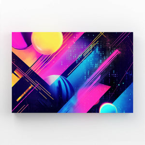 Neon Orbit Cyberpunk Art | MusaArtGallery™