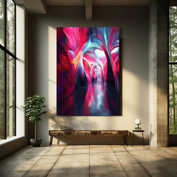 Neon Passage Abstract Art | MusaArtGallery™