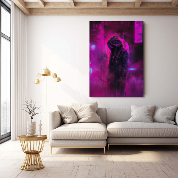 Neon Phantom Cyberpunk Art | MusaArtGallery™