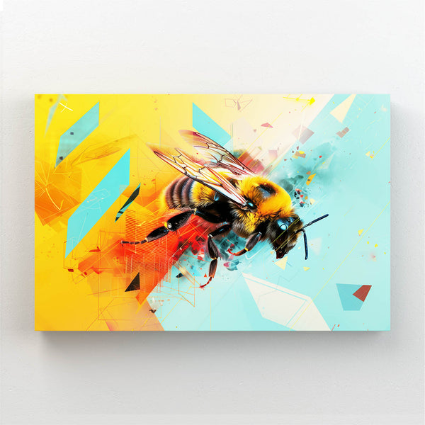 Neon Pulse Bee Art | MusaArtGallery™