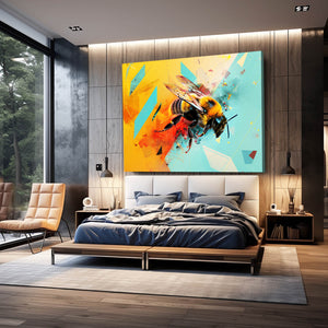 Neon Pulse Bee Art | MusaArtGallery™