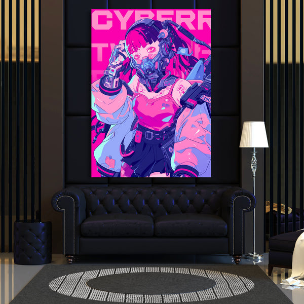 Neon Ronin Cyberpunk Art | MusaArtGallery™