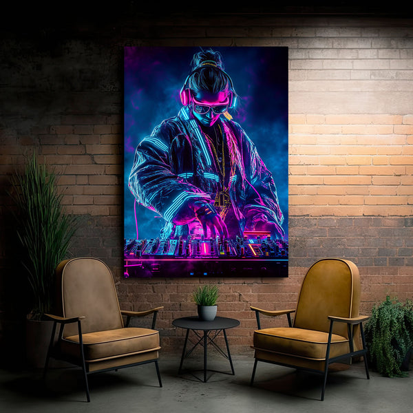 Neon Samurai Art