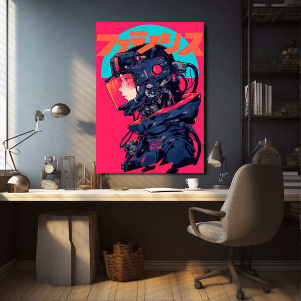 Neon Scout Cyberpunk Art | MusaArtGallery™