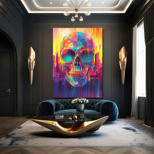 Neon Skull Art | MusaArtGallery™