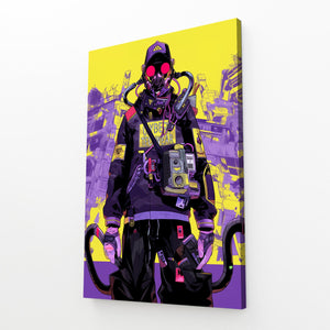 Neon Soldier Cyberpunk Art | MusaArtGallery™