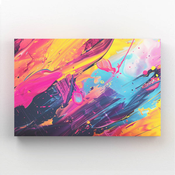 Neon Splash Abstract Art | MusaArtGallery™