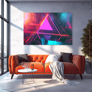 Neon Triad Cyberpunk Art | MusaArtGallery™