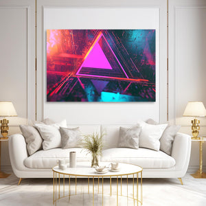 Neon Triad Cyberpunk Art | MusaArtGallery™