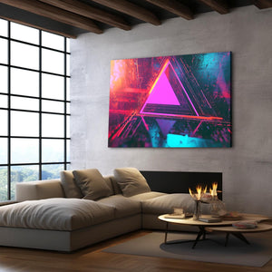 Neon Triad Cyberpunk Art | MusaArtGallery™