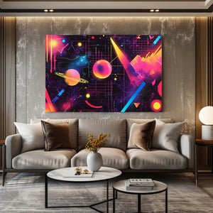 Neon Universe Cyberpunk Art | MusaArtGallery™