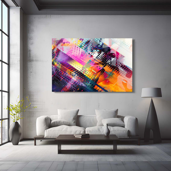 Neon Vibes Abstract Art | MusaArtGallery™