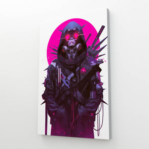 Neon Warlord Cyberpunk Art | MusaArtGallery™