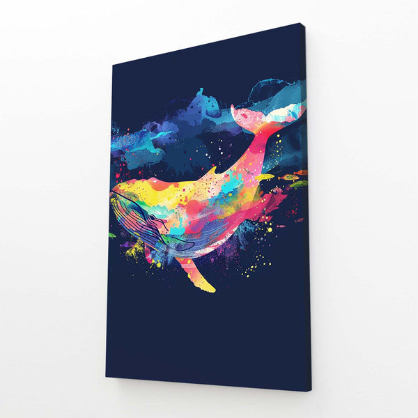 Neon Whale Art | MusaArtGallery™