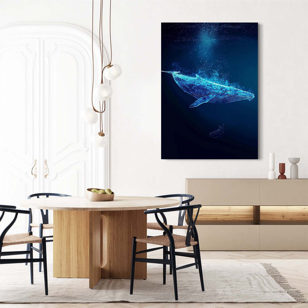 Neon Whale Art | MusaArtGallery™