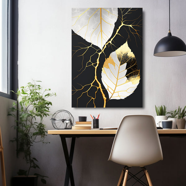 Nervure Abstract Canvas Art