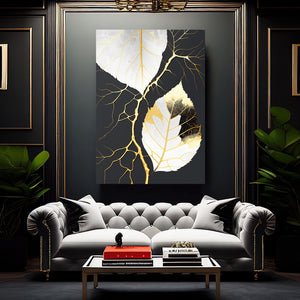 Nervure Abstract Canvas Art