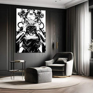Neural Voyager Cyberpunk Art | MusaArtGallery™