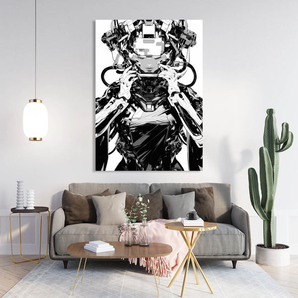 Neural Voyager Cyberpunk Art | MusaArtGallery™