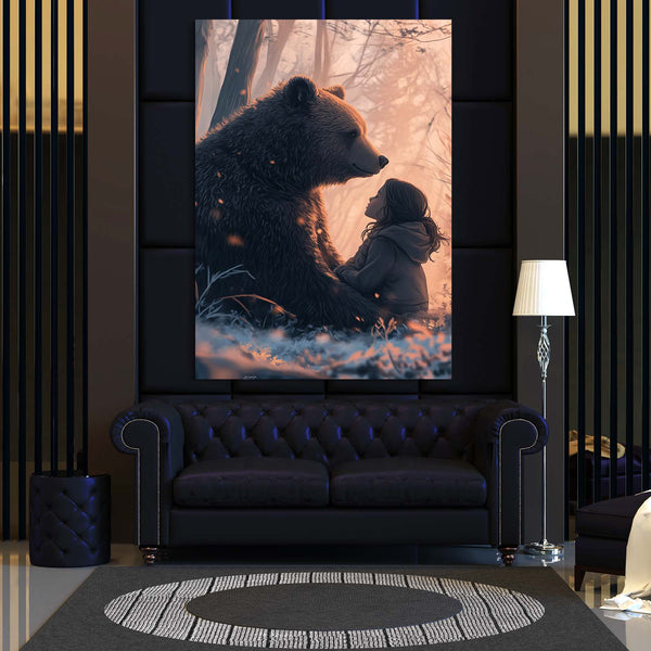 Neutral Bear Wall Art