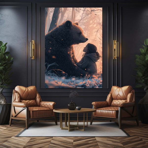 Neutral Bear Wall Art