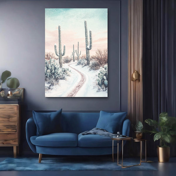 Neutral Cactus Art Print