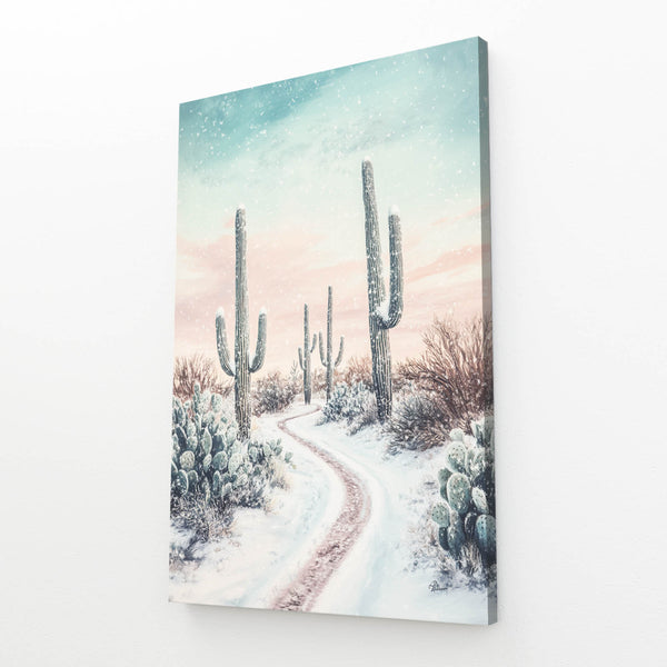 Neutral Cactus Art Print