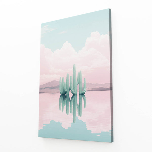Neutral Cactus Art