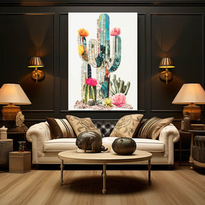 Neutral Cactus Wall Art