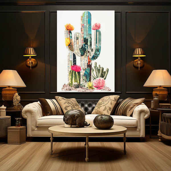 Neutral Cactus Wall Art