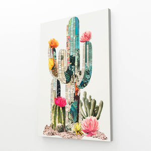 Neutral Cactus Wall Art