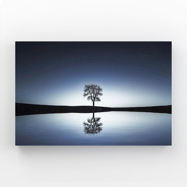 Night Reflection Tree Art | MusaArtGallery™