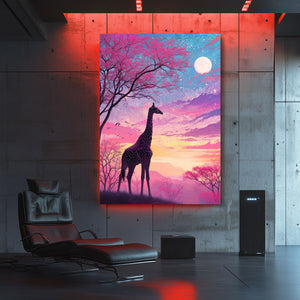 Nighty Giraffe Print