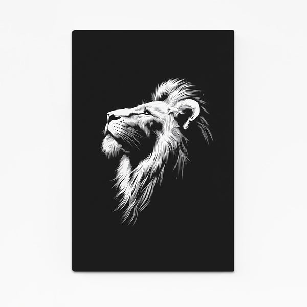 Noble Silhouette Lion Wall Art | MusaArtGallery™