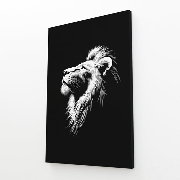 Noble Silhouette Lion Wall Art | MusaArtGallery™