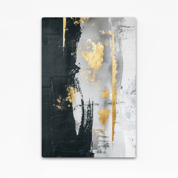 Noir Gold Abstract Art | MusaArtGallery™