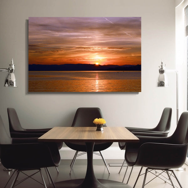 Ocean Sunset Canvas Art  | MusaArtGallery™