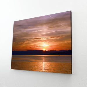 Ocean Sunset Canvas Art  | MusaArtGallery™