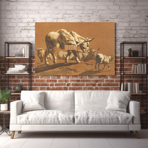 Old Cow Print