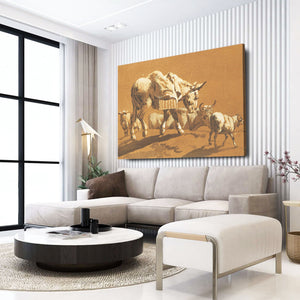 Old Cow Print