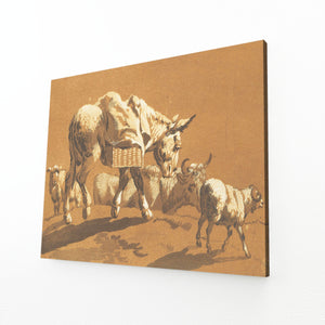 Old Cow Print