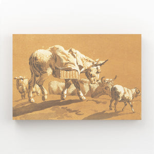 Old Cow Print